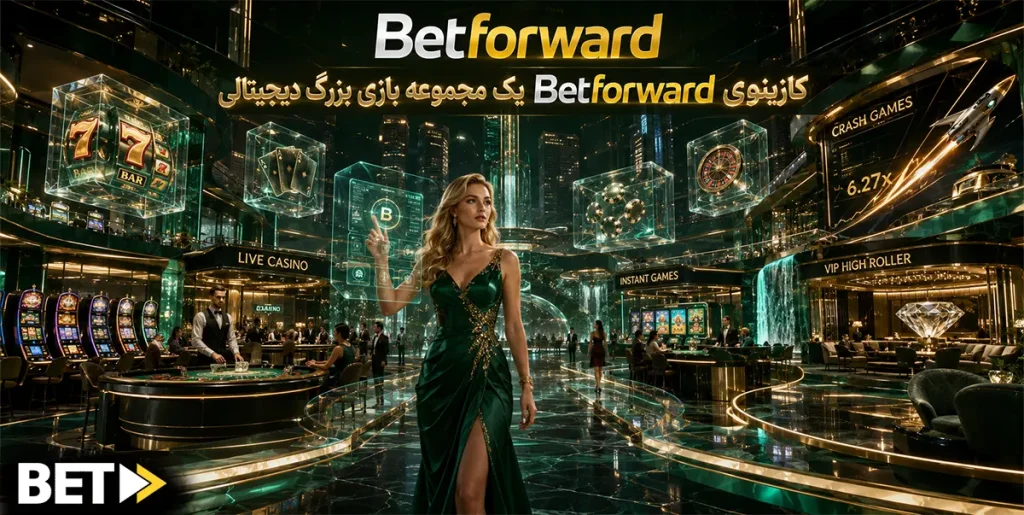 کازینوی Betforward یک مجموعه بازی بزرگ دیجیتالی